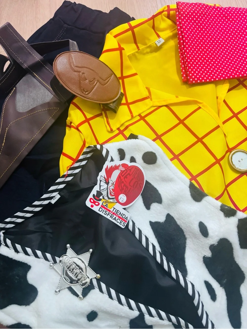 Kids TOY STORY Woody Cowboy Sheriff Costume accessories included